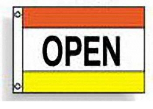 Open (red white yellow)