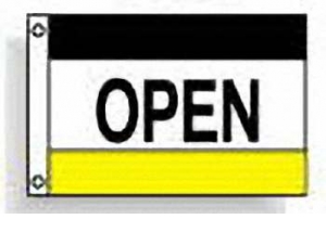 Open (black white yellow)