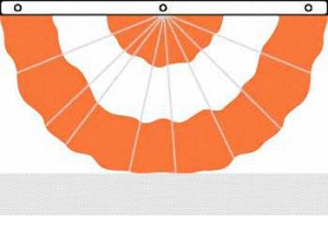 Nylon Pleated 3 stripe fans