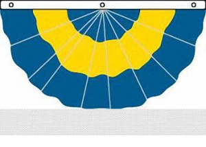 Nylon Pleated 3 Stripe Fans