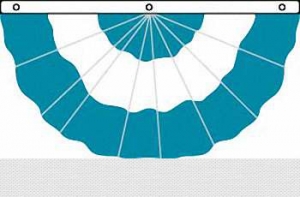 Nylon Pleated 3 Stripe Fans