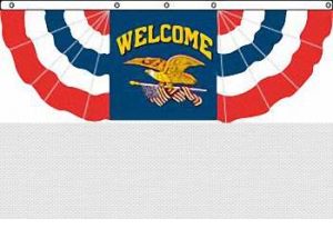 Nylon Pleated Fan Drapes