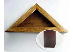 Maple Finish Flag Case