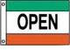 Open(green white red)