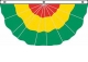 Nylon Pleated 3 Striped fans